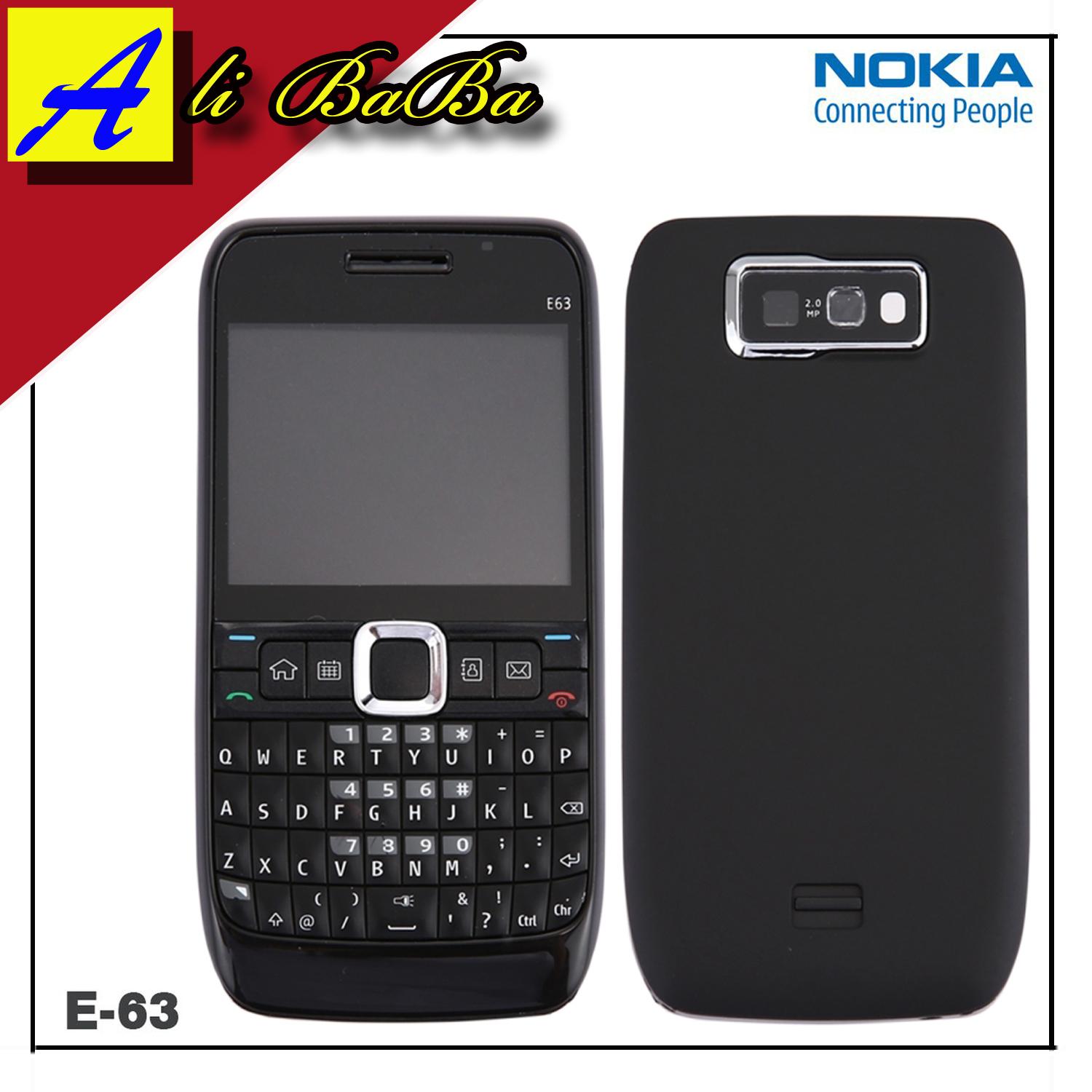 Housing Fullset Handphone Nokia E63 Qwerty Kesing Fullset Tombol Tulang Camera Lens Nokia E53 Case Cassing Nokia E63-FULLSET