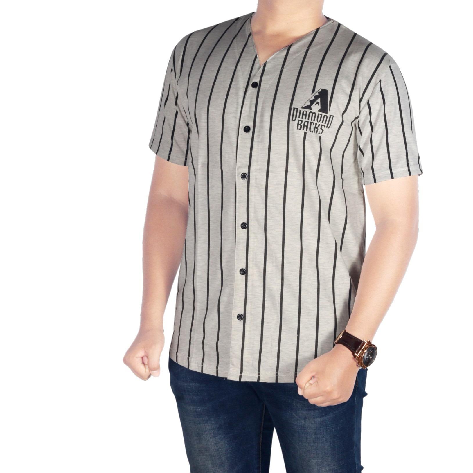 Dgm_Fashion1 Kaos Baseball Pria Kancing Abu-Abu/Kaos Disto Pria/Kaos Men/T-Shirt Man/Kaos Polos/Kaos Distro/Kaos Casual/Kaos Polo/Kaos Combet/Baju Kaos Pria/Kaos Young Lex/Kaos Long Line/Kaos Baseball/Kaos YOGS/Kaos Swag/Kaos Murah NS 5430