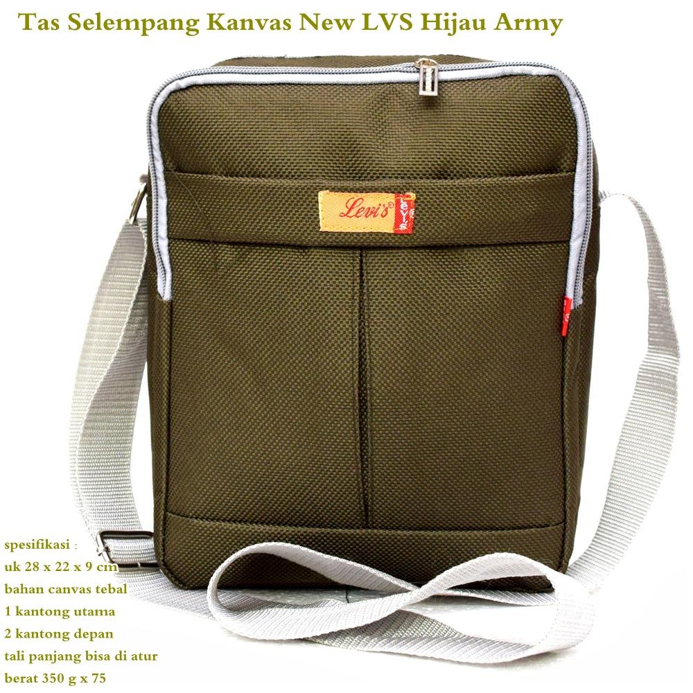 Tas Selempang Pria Kanvas New Levis