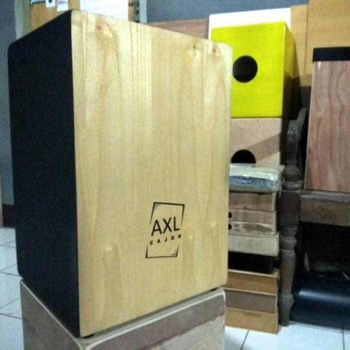 AXL Cajon - Nature Black + Case
