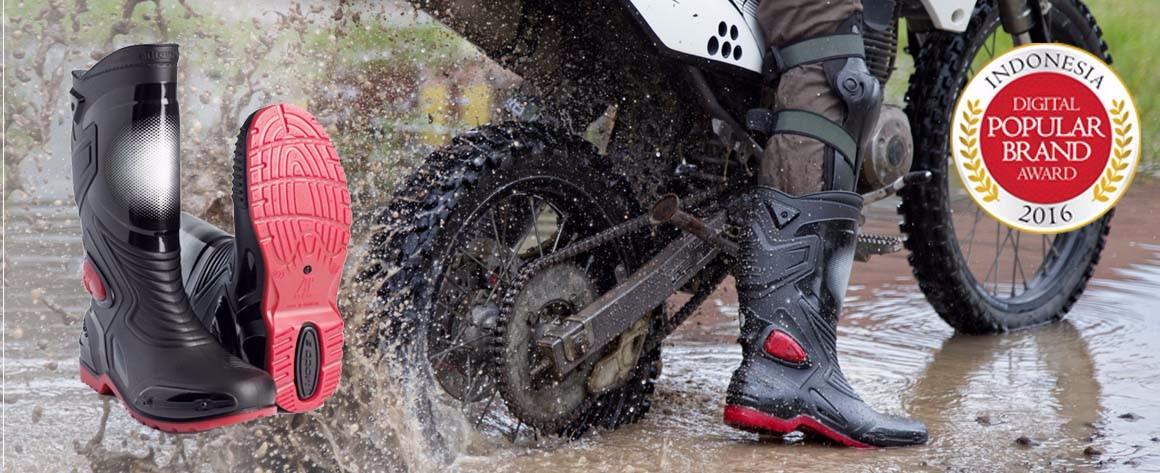 HOT DEALS!! Sepatu touring cross trail balap drag Anti Air AP BOOTS MOTO 3 MOTO TERMURAH / MURAH / PACKING RAPIH / PENGIRIMAN CEPAT
