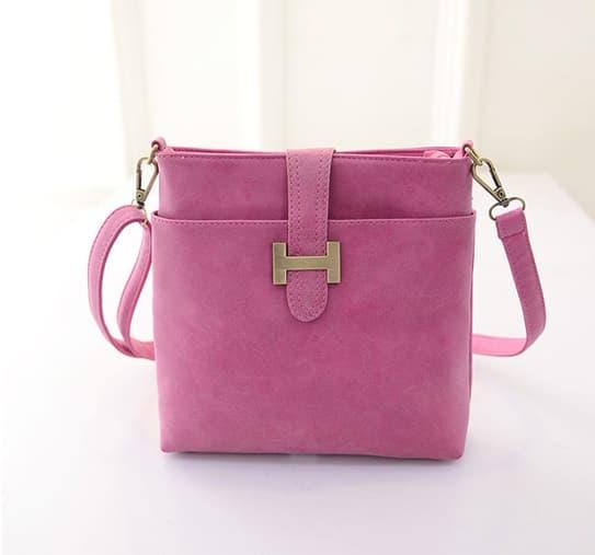 Harga Diskon!! Tas Tali Wanita Hermes Mirip Kulit Pink Rose Cantik Murah Wanita Impor - ready stoC-K