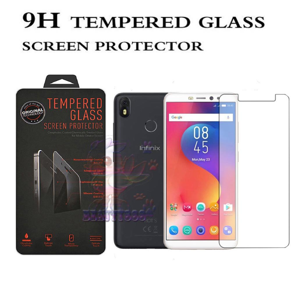 Tempered Glass Infinix Hot S3 X573 Ukuran 5.7 Inch Temper Anti Gores Kaca 9H / Pelindung Layar / Temper Infinix Hot S3 X573 / Screen Guard / Screen Protection / Anti Gores Kaca Infinix X573 Hot S3 / Temper Kaca - Transparant