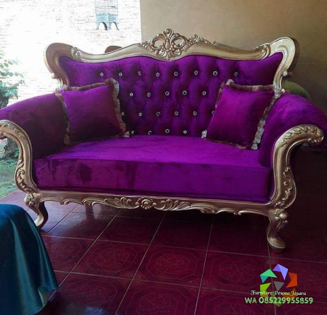Kursi Sofa ukir Luxury real pict
