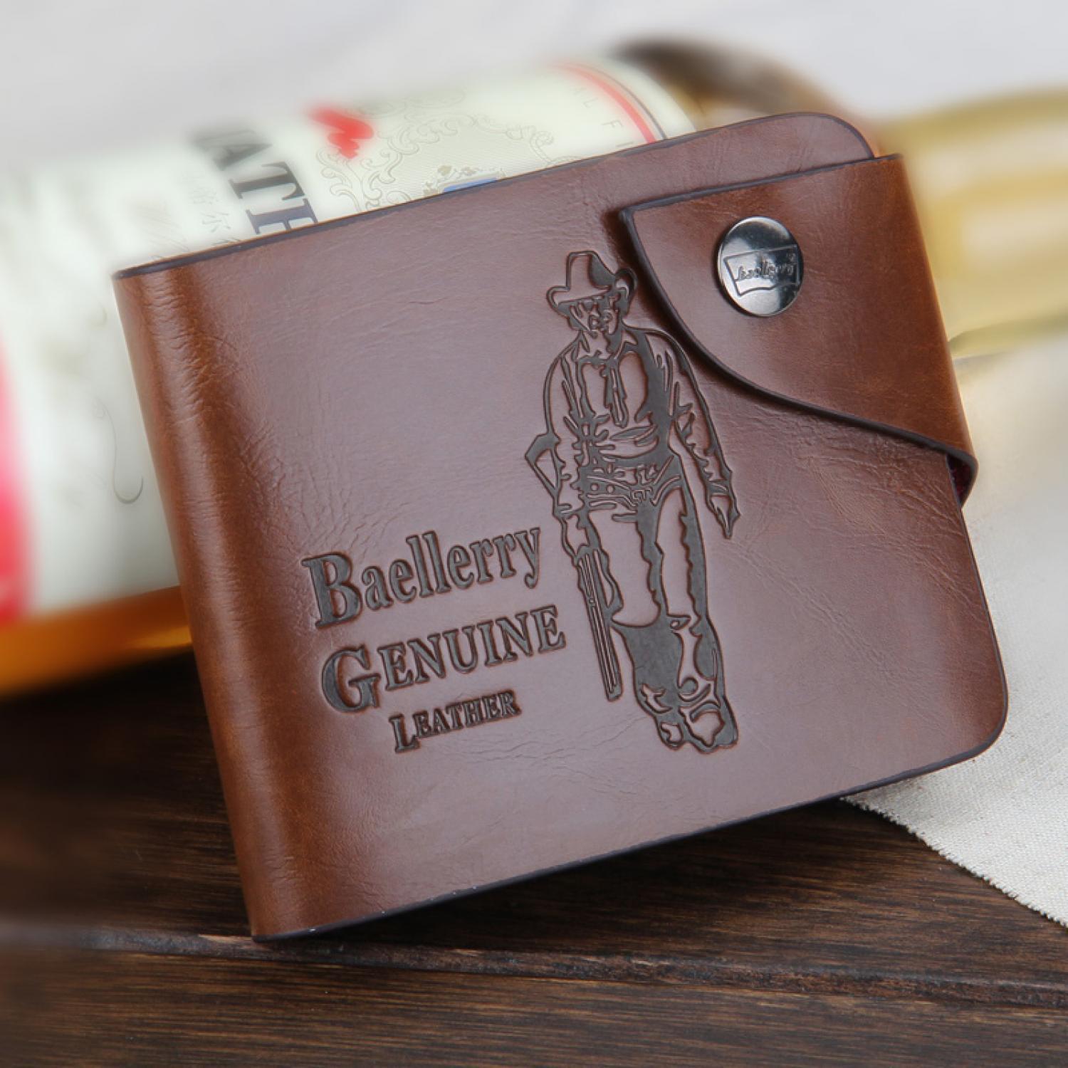 BISA COD Baellerry Dompet Classic Cowboy Pria - D1303 Tersedia Juga dompet pria kulit asli/dompet pria panjang/dompet pria eiger/dompet pria kulit/dompet pria murah/dompet pria crocodile/dompet pria planet ocean