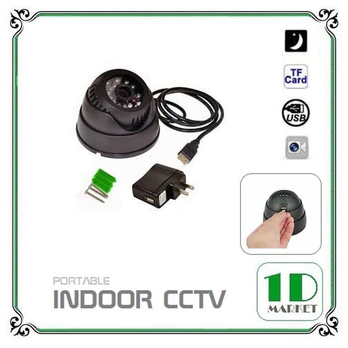 Portable Indoor CCTV Micro SD Tanpa DVR/ Digital Video Recorder