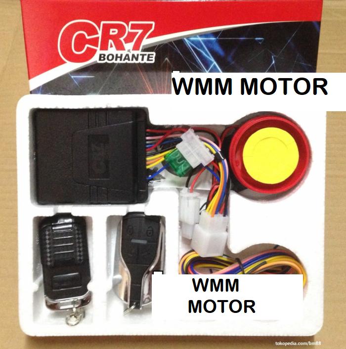 Alarm Motor Remote Starter CR7 BHT Bohante ALARM SYSTEM SILENT MODE | ( gembok alarm motor anti maling koper sepeda pagar cakram kinbar kode tas mobil clock rumah sensor gerak pintu digital remote lock bht ) |