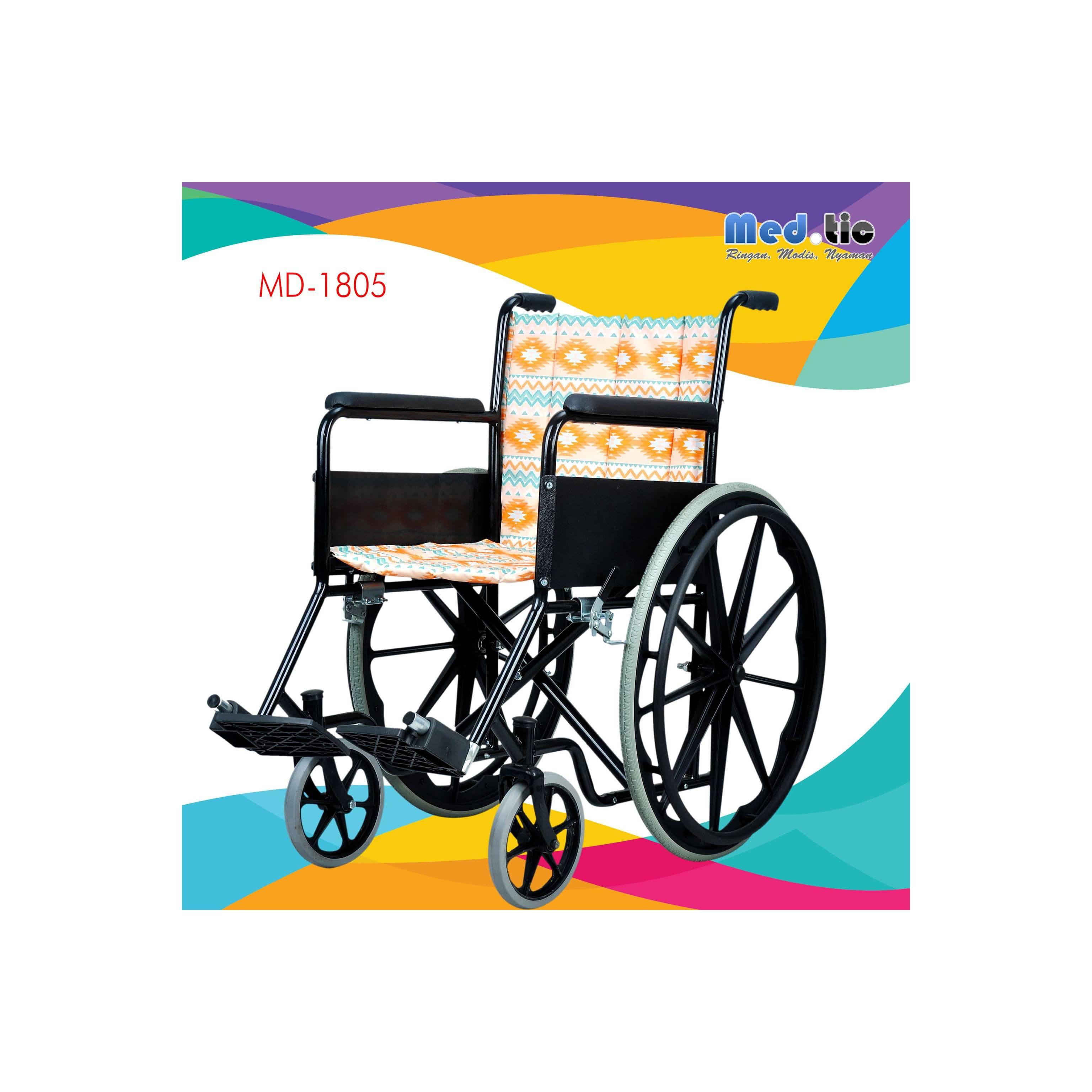 Kursi Roda Murah Standart Velg Racing merk MedTic