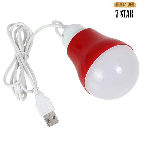 Lampu LED Bohlam USB 7STAR - Bohlam LED USB 7 Watt Kabel 1 Meter - 1 Pcs Warna Random