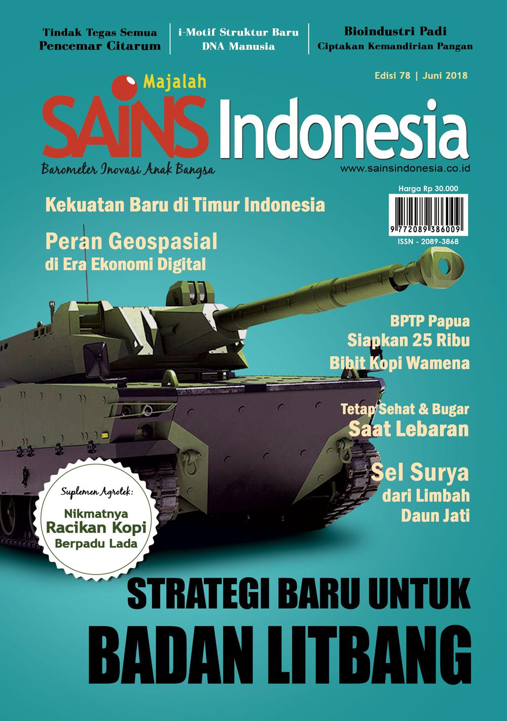 Majalah Sains Indonesia edisi Mei 2018