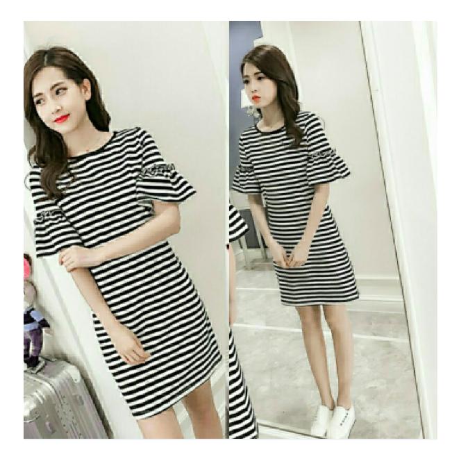 dres donita fashion wanita baju dres mini dres