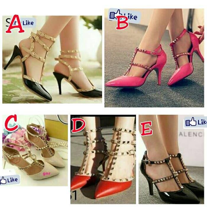 ASLI!!! heel valentino valentine murah - vO3pKA