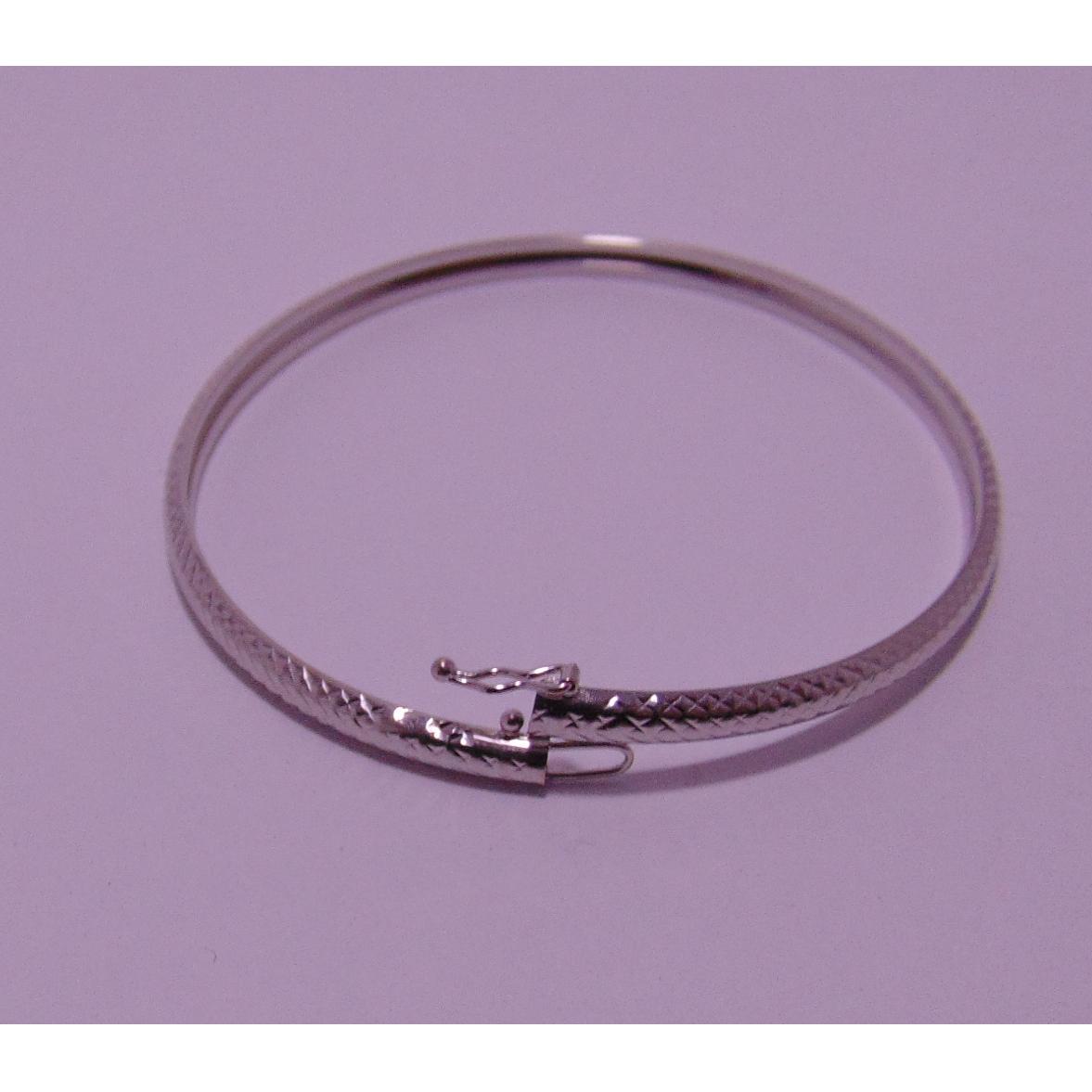 Gelang Bundar - Emas Putih Asli Kadar Emas 75% (3.5 gram).