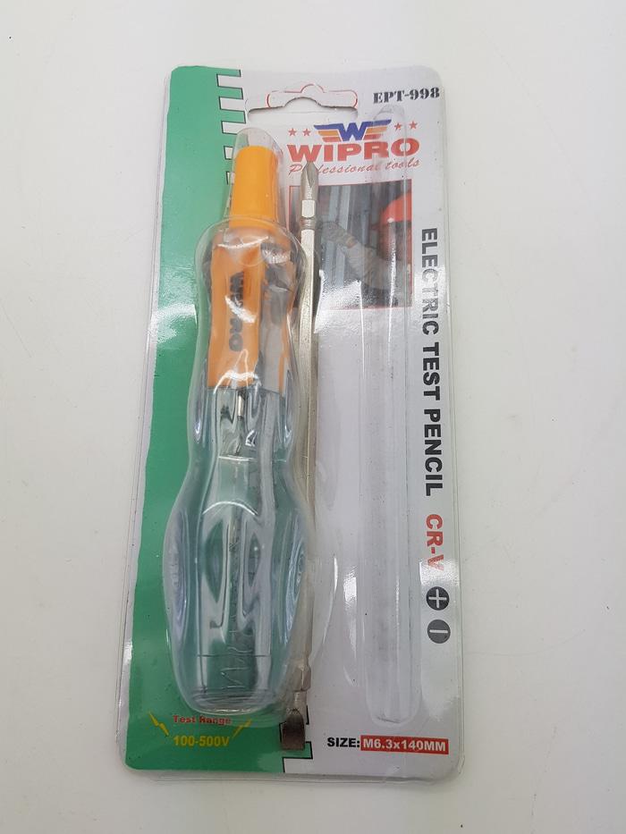 ORIGINAL - Obeng Tespen bolak balik AC & DC Merk WIPRO EPT-998