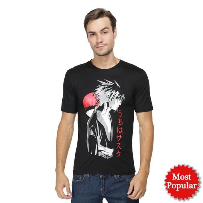 ASLI!!! Vanwin - Kaos Distro Premium Pria Anime Naruto Sasuke Uciha Jepang -