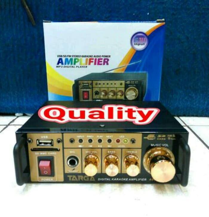 Original amplifier targa A06 digital karaoke Amplifier usb sd dan radio