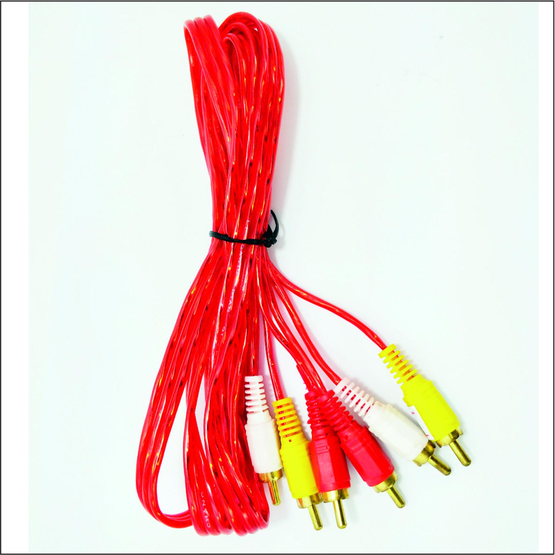 WEITECH KABEL AUDIO VIDEO RCA 3 TO RCA 3 1,5 M 2022