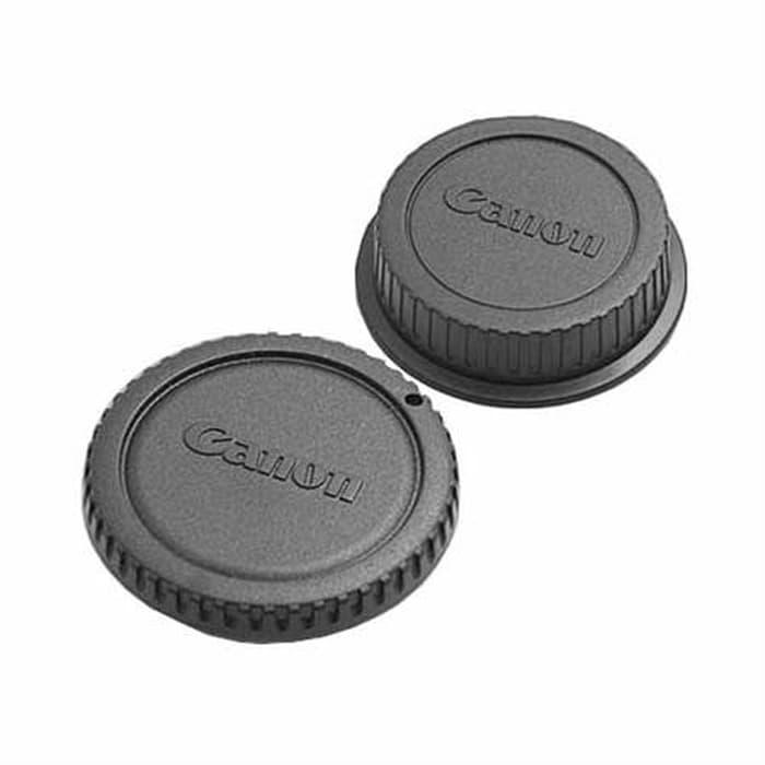 Promo Set Body & Rear Cap Tutup Bodi & Lensa Belakang Kamera DSLR Canon original