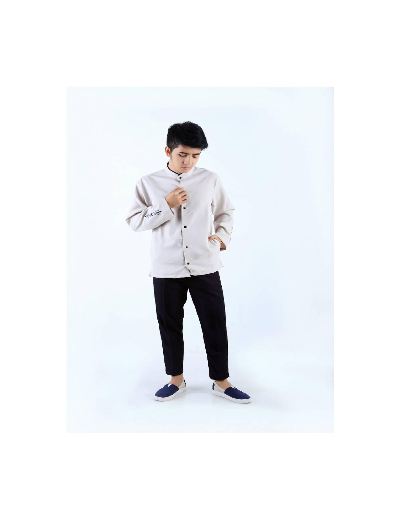 KEMEJA LENGAN PANJANG/ KOKO PRIA/ BAJU MUSLIM LEBARAN/ SETELAN COWOK