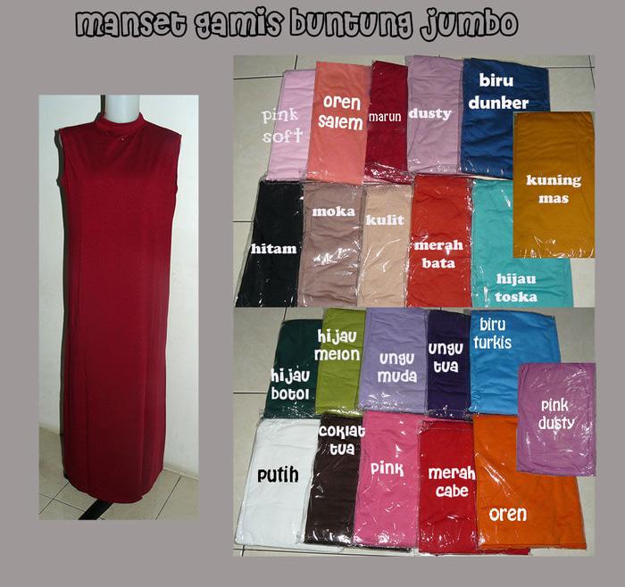New Arrival Manset Gamis Buntung (Tanpa Lengan)/ Dalaman Gamis ukuran JUMBO