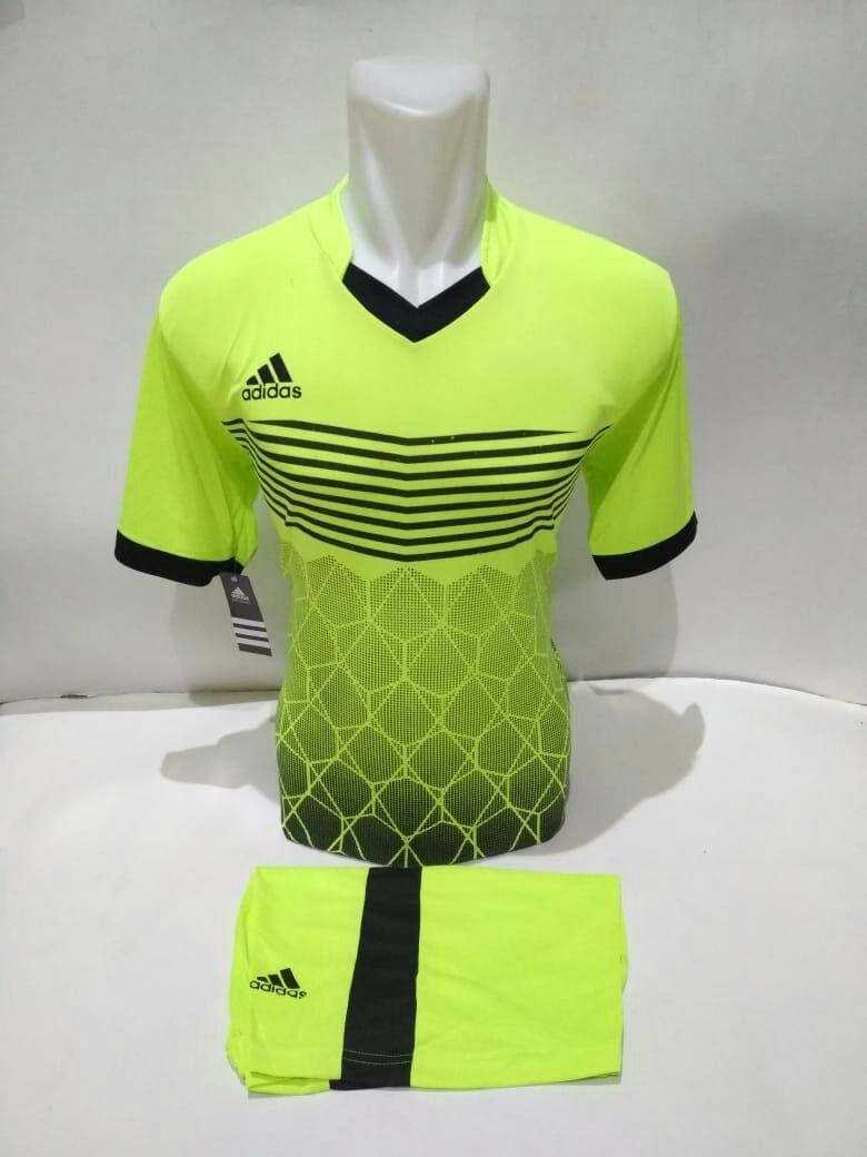 Baju kaos Jersey olahraga setelan bola futsal / volly Ad 10 hijau