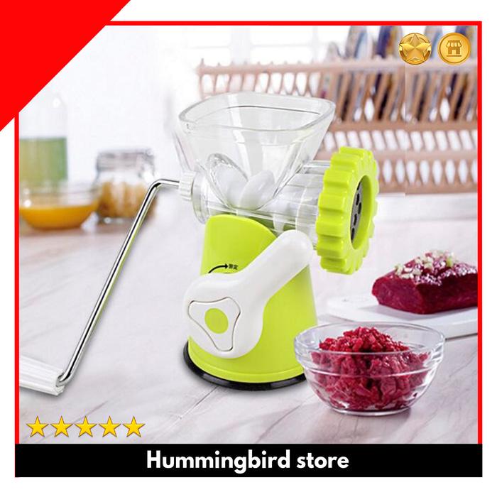 Alat Mesin Penggiling Giling Gilingan Daging Sayur Manual Meat Grinder - a