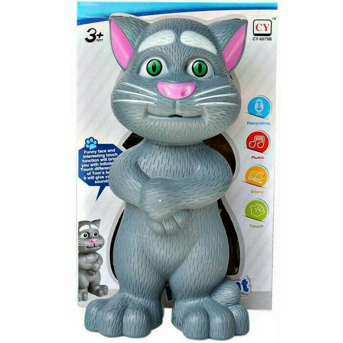 HFIS - Mainan Boneka Kucing Bisa rekam suara Nyanyi Donggeng