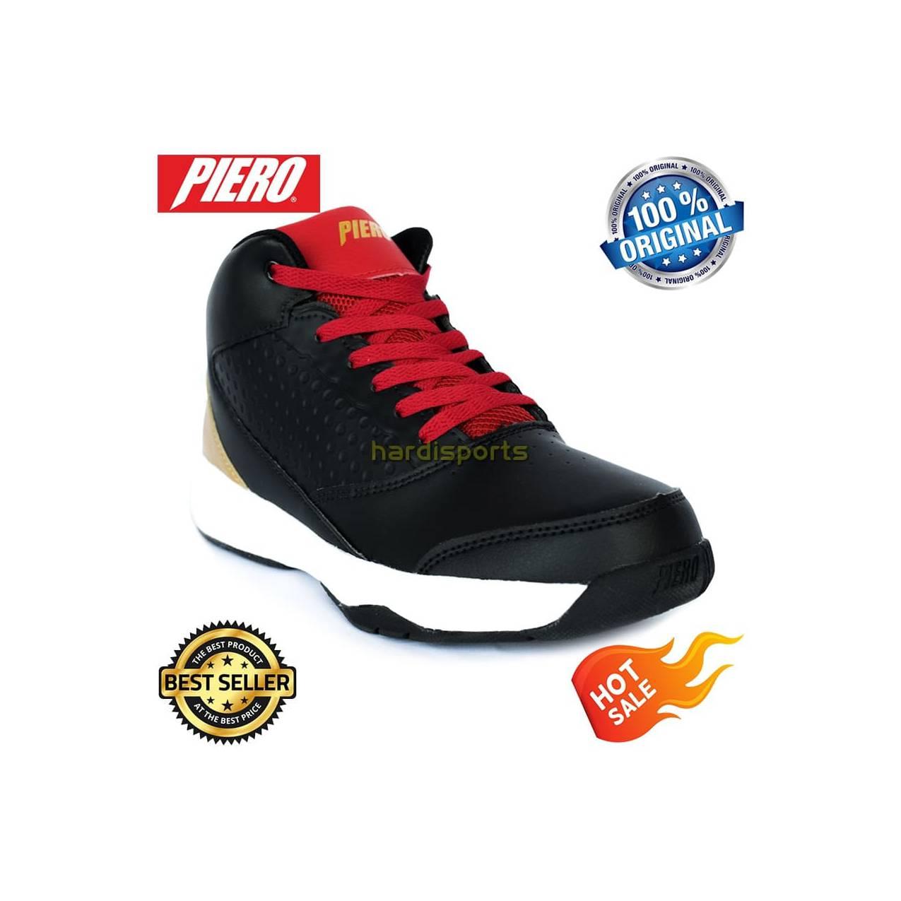Sepatu Basket Pria Piero Zagato P60146 - Black Gold