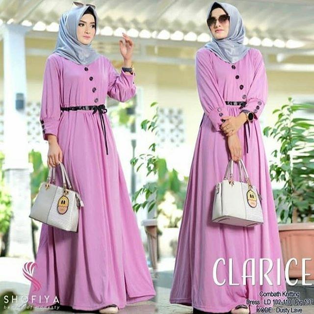Outday Store - Clarice Maxi - Busana Muslim Gaya Maksimal Lebaran 2018