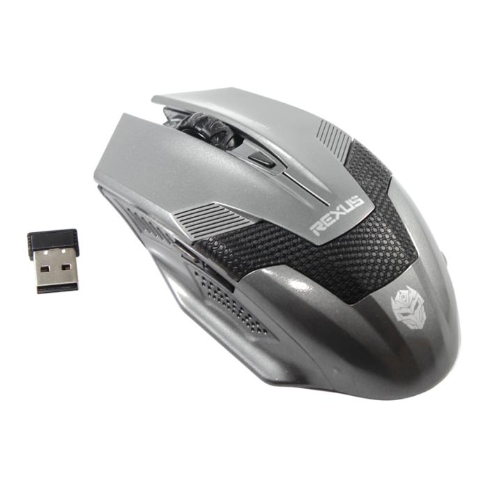 Rexus S5 Xierra Wireless Gaming Mouse wireles wirelles mous - RXM-S5- Grey