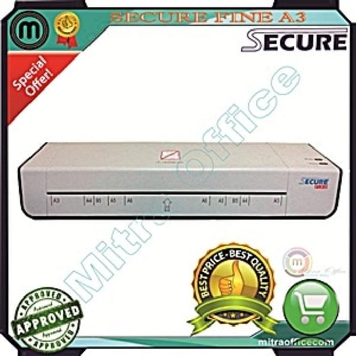 Promo Secure Fine A3/Mesin laminating/Brankas/Mesin laminator/Mesin Jilid Original