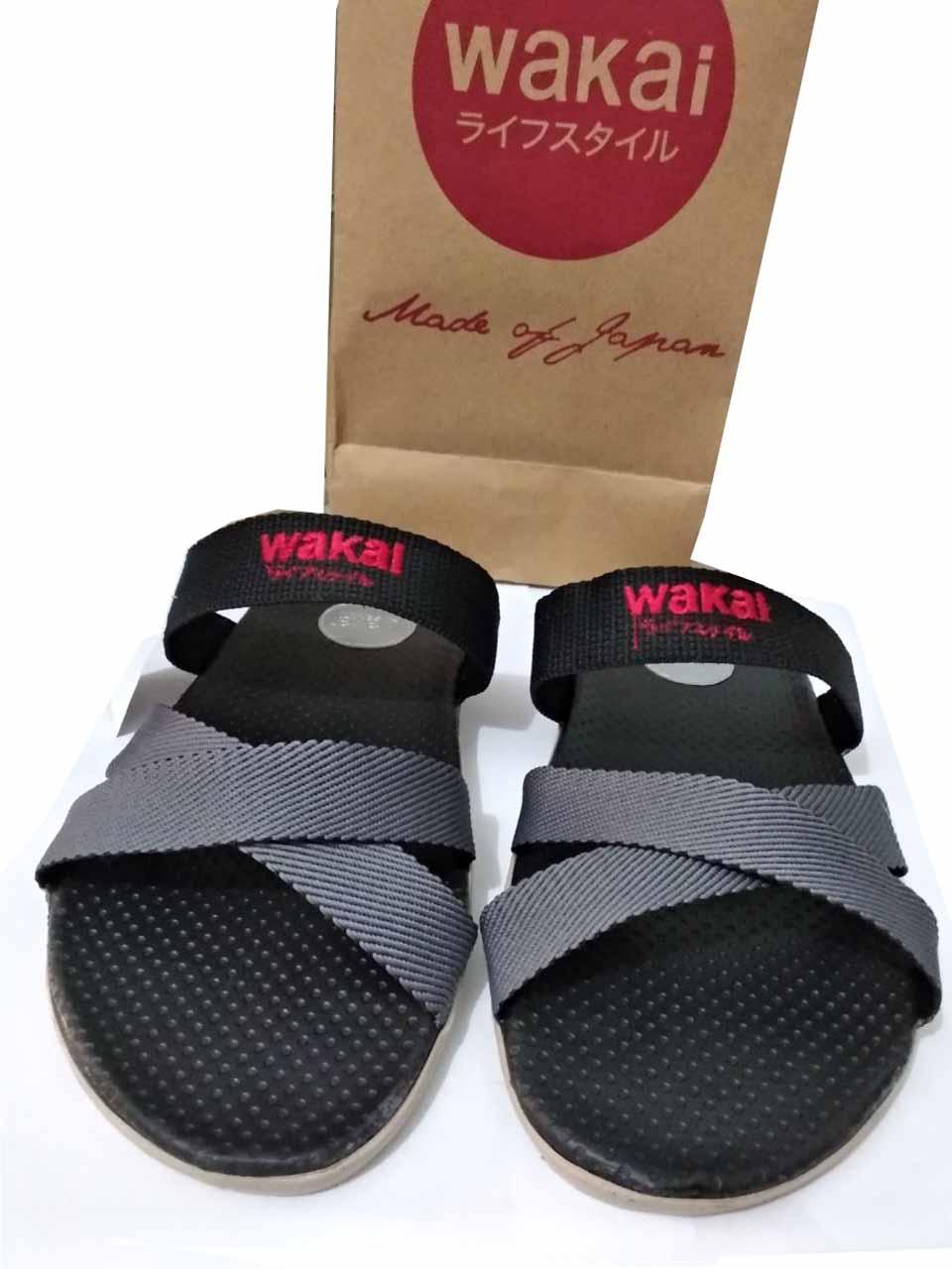 Sandal Wakai Pria Wanita - Sandal Fashion Sandal Murah model Silang