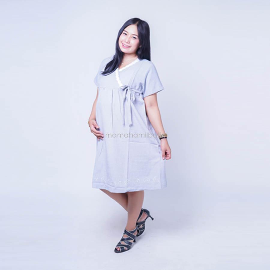 Ning Ayu Baju hamil Dress Kimono Bunga Sakura Modis - DRO 910 / Dress Hamil Pesta / Dress Hamil Lucu / Dress Hamil Kantor / Dress Hamil Muslim / Dress Hamil Batik / Dress Hamil Modis / Dress Hamil Korea / Dress Hamil Online / Dress Hamil cantik dan Modis