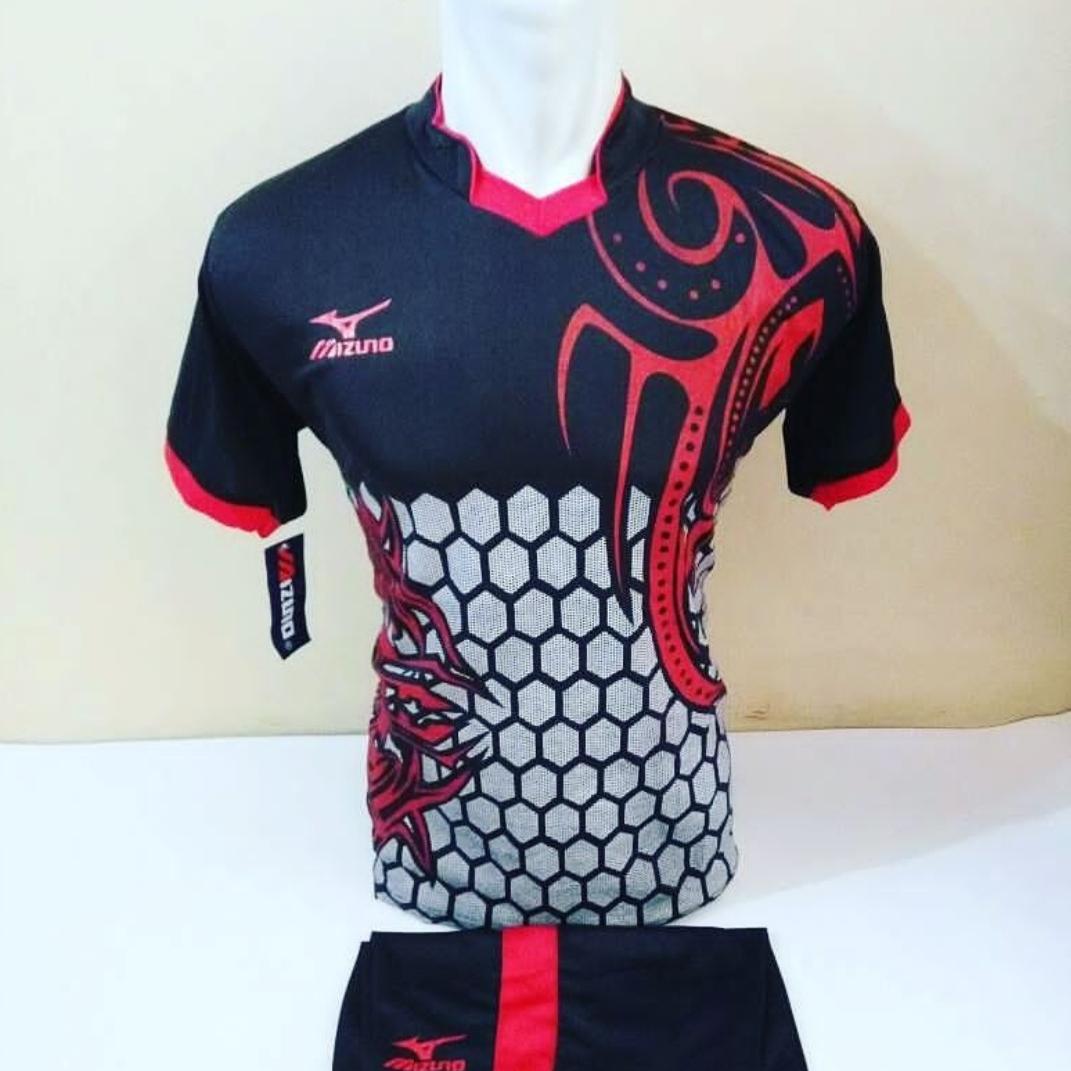 Baju Olahraga Jersey Bola Setelan Futsal / Volly Badminton Mizuno