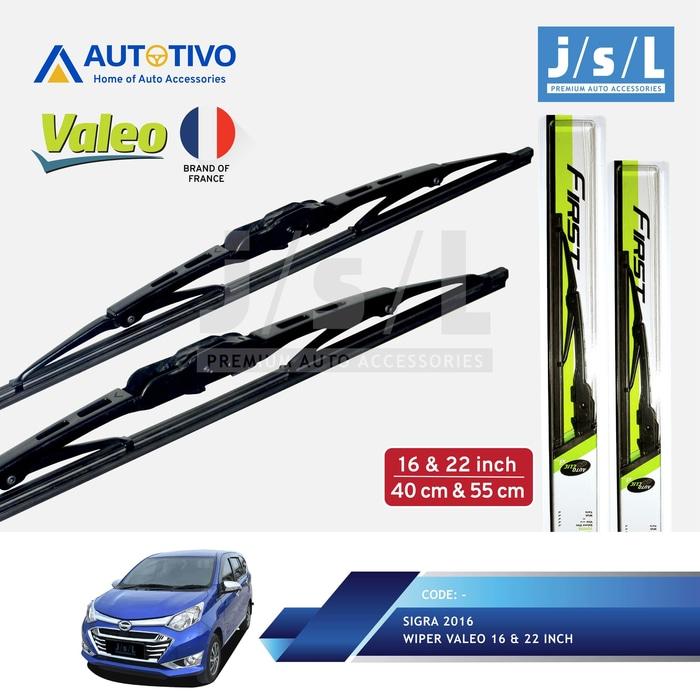 Daihatsu Sigra Wiper Mobil Valeo (2 Pcs Kiri Kanan)/Aksesoris Sigra