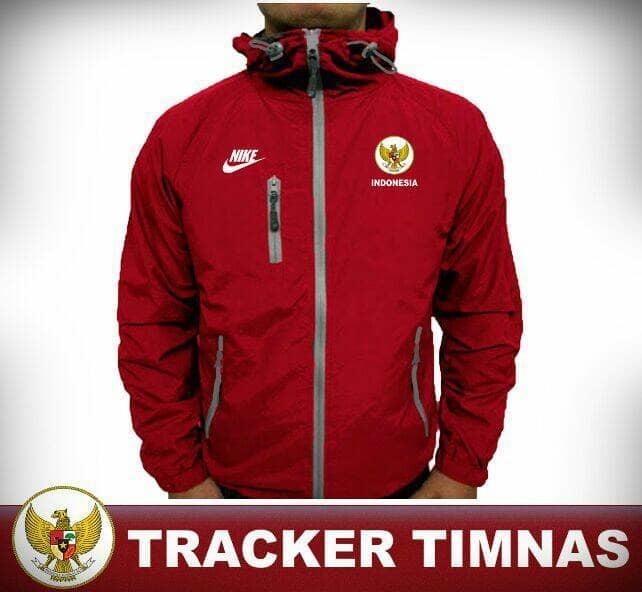 Jaket Pria Waterproof | Jaket Anti air | Jaket Pria Bola Tracker Series TIMNAS INDONESIA