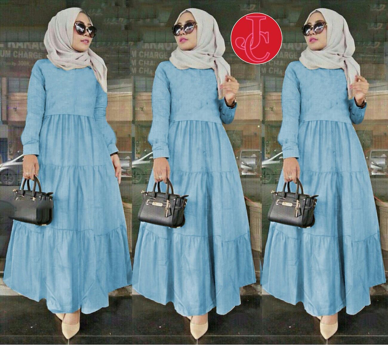 J&C Dress Maxi Nabila / Dress Maxi / Maxi Muslim / Maxi Dress / Dress Muslim / Busana Muslim / Dress Baloteli/ Baju Muslim / Baju Gamis Wanita / Setelan Muslim / Hijab Fashion / Hijab Style