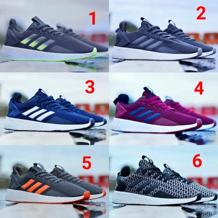 Sepatu Fashion Pria Sneakers Lari Olahraga Sport Diskon Lebaran Promo Sale Adidas Casual Santai Kasual Jalan Belanja Sekolah Laki Dulur Eweh