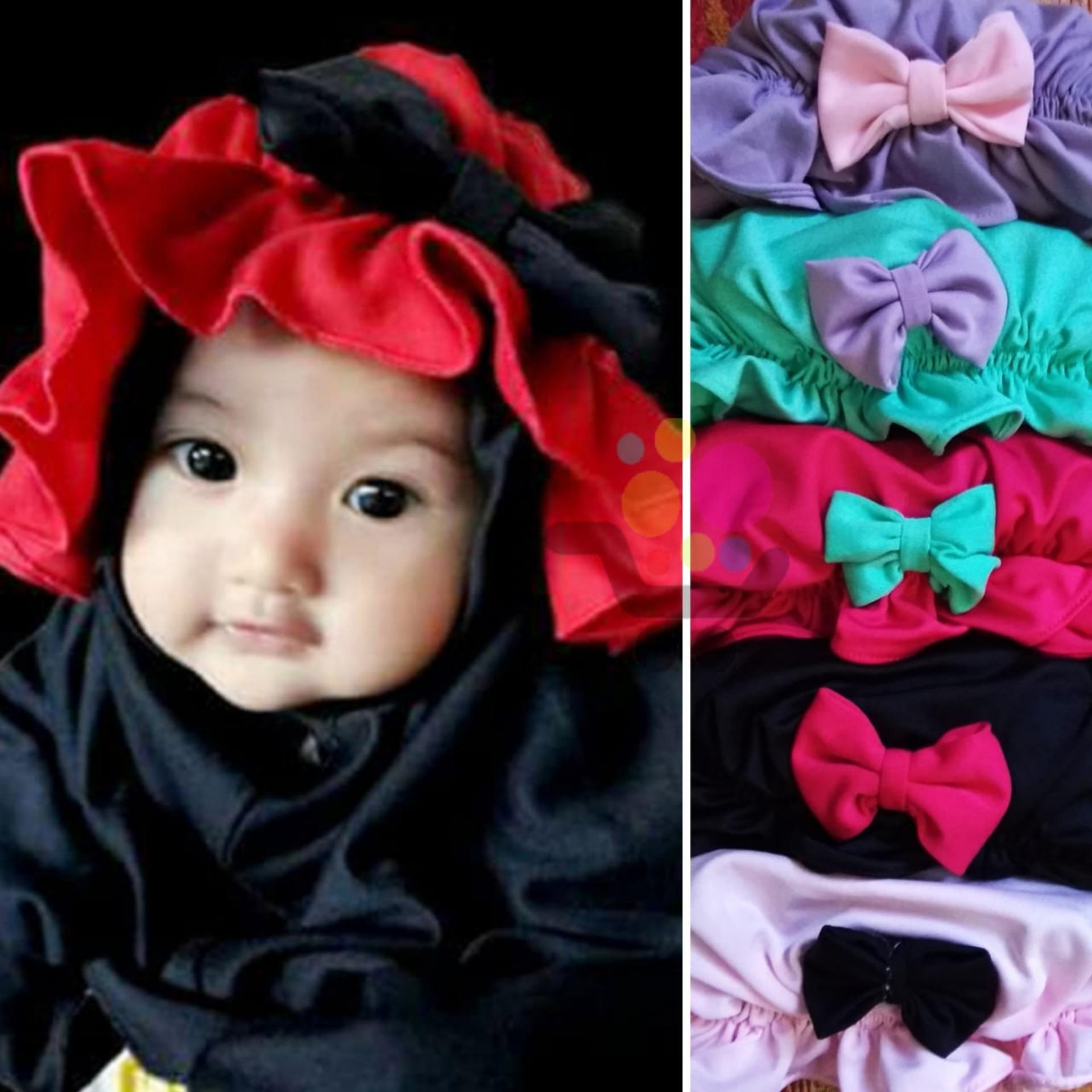 Kerudung Anak Bayi alesha / Jilbab Anak Bayi / Jilbab Bayi / Hijab Pashmina Instan Anak