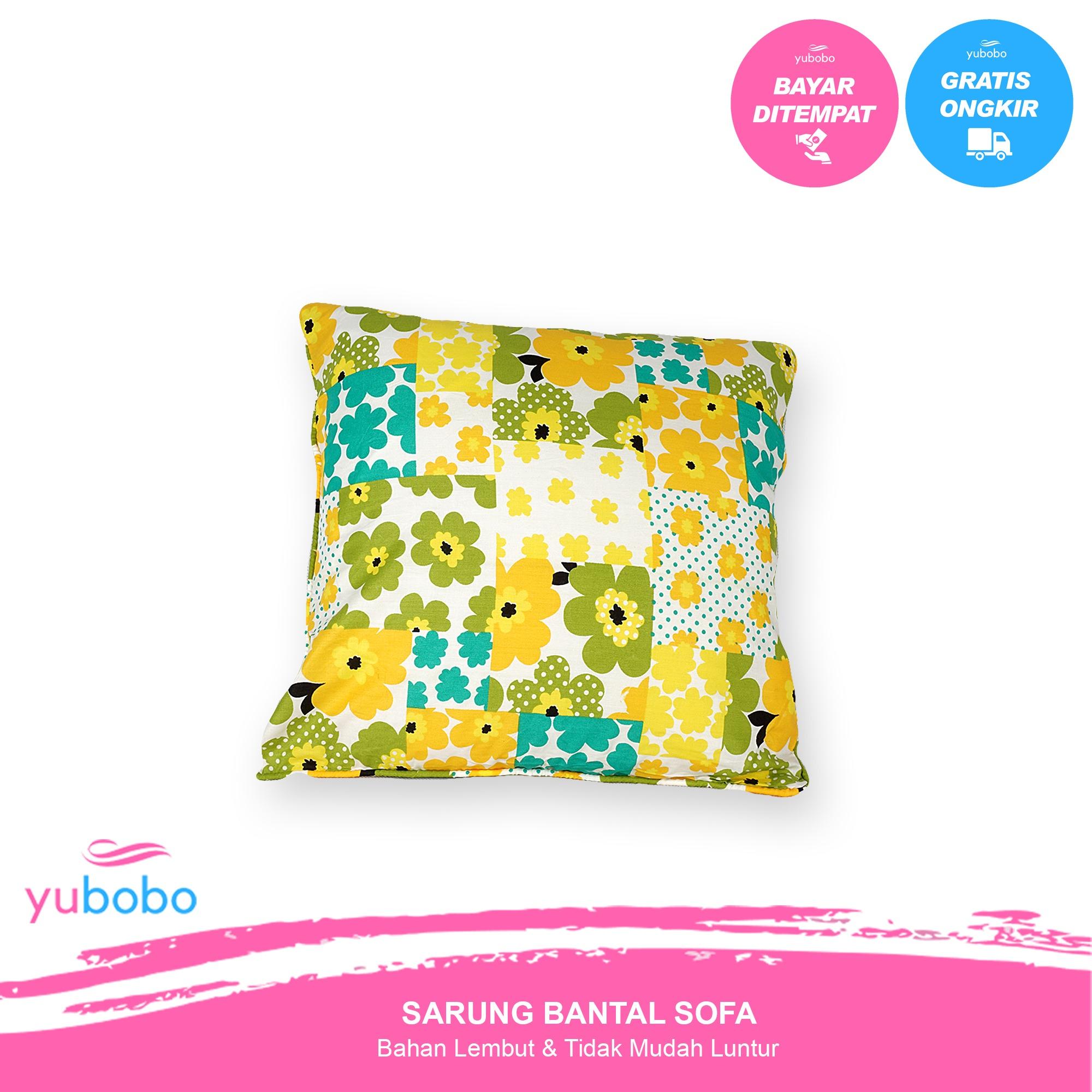 yubobo - Promo (Sarung + Bantal) Sofa Tamu 40 x 40 cm - Kursi - Bantal Standar Hotel (Sarung + Bantal)