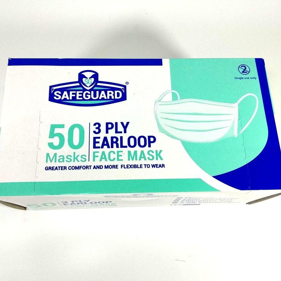 SAFEGUARD Masker Earloop Cantol Kuping Kualitas Sensi Masker - Murah