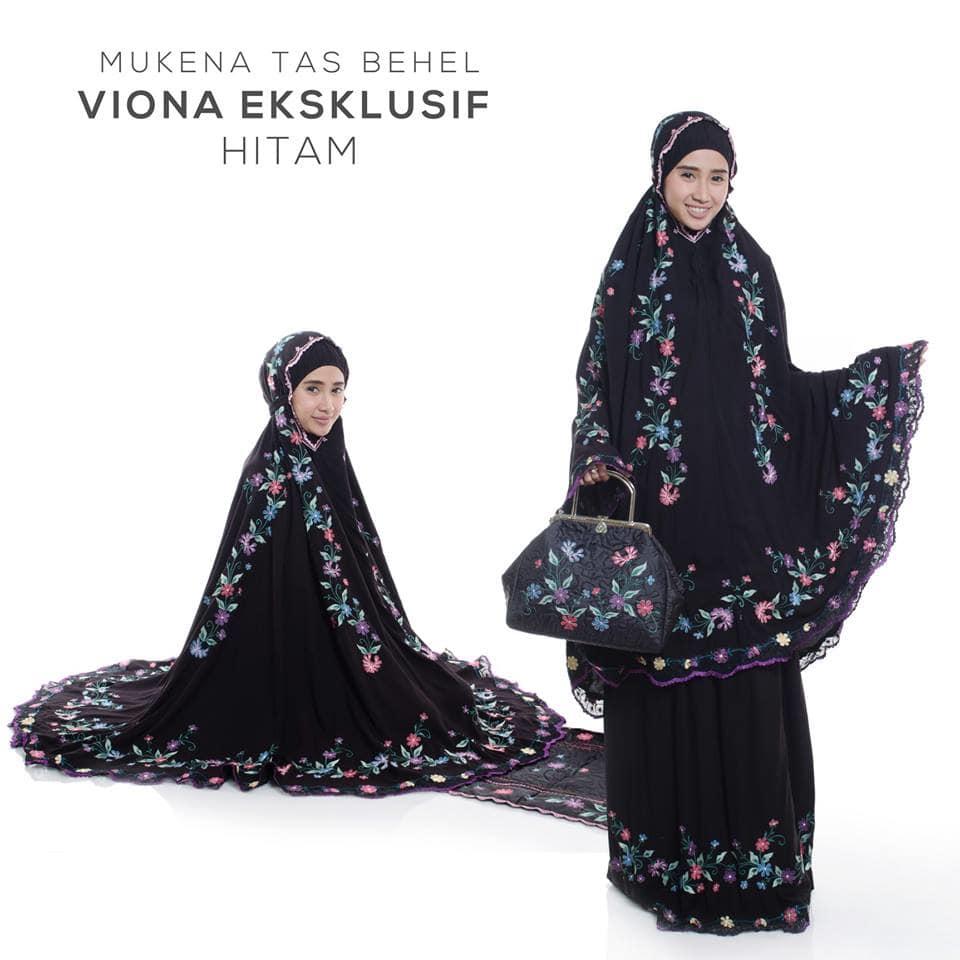 Gerai Mukena Terlaris TAS BEHEL VIONA EKSKLUSIF HITAM