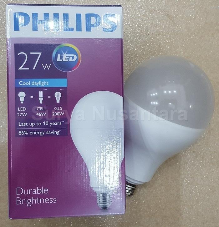 Hemat 10%!! Lampu Led Bulb Ledbulb Philips 27W 27 Watt Hemat Terang Bergaransi - ready stock
