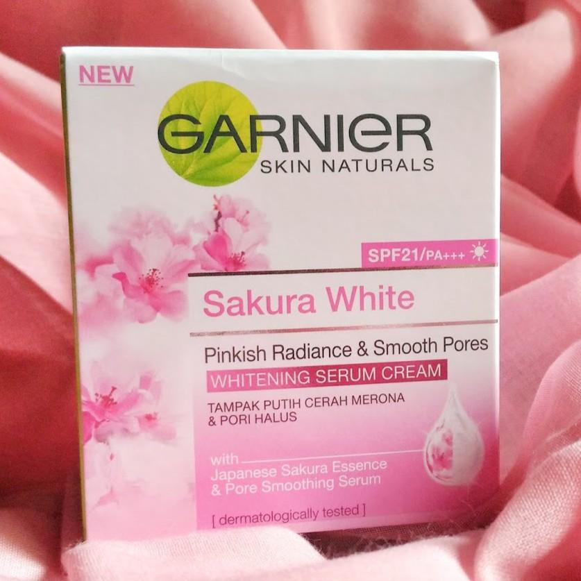 GARNIER SAKURA WHITE WHITENENING SERUM CREAM 18ml