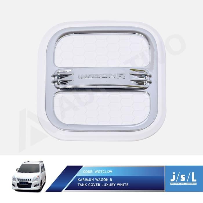 JSL Tank Cover Karimun Wagon Tutup Tangki Bensin Model Luxury White