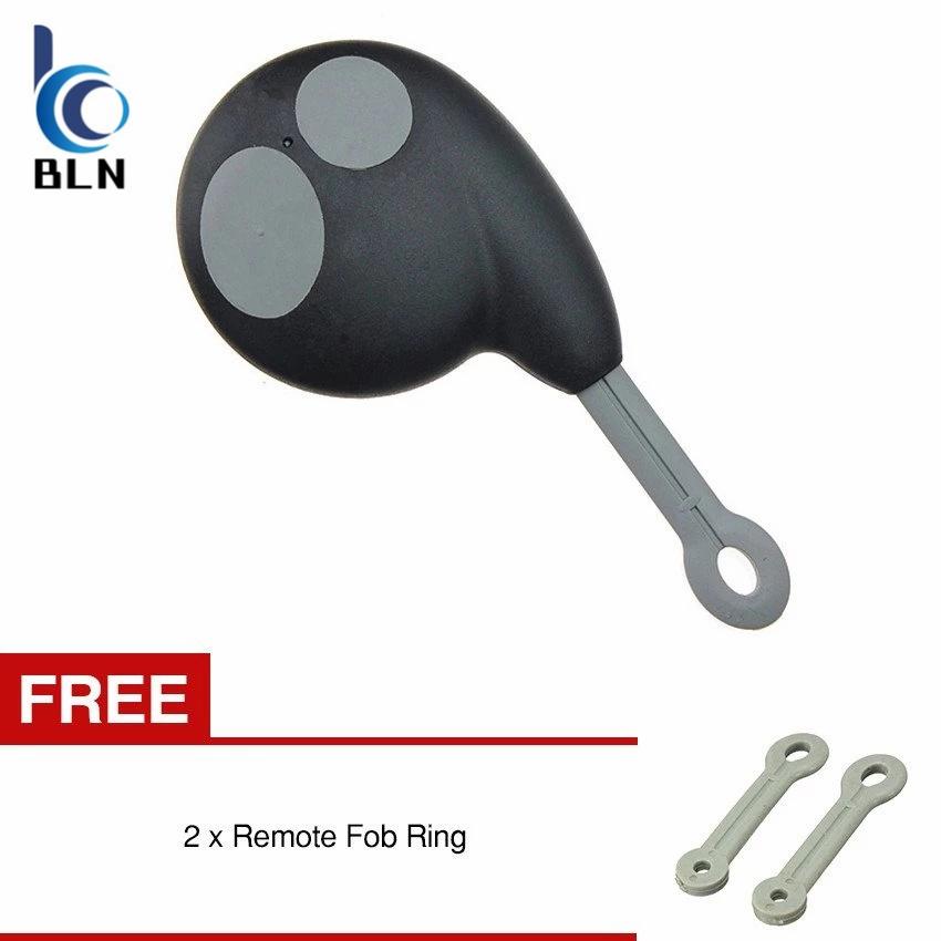 【BLN-Auto】2 Button Replacement remote Key Shell Case Fob For Cobra Alarm 7777 Without Battery Buy 1 Get 1 Free 2 x Remote Fob Ring