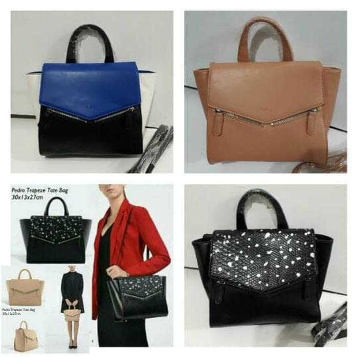 TERBARU DISKON 50% Tas Pedro Trapez Tote bag Original PROMO