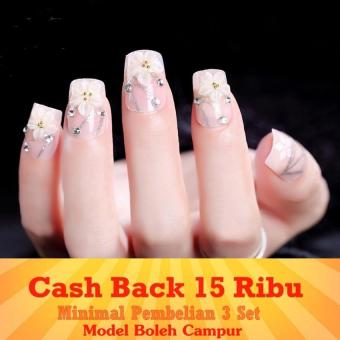 Harga preferensial JBS Nails Kuku palsu wedding 3D - A39 beli sekarang - Hanya Rp30.200