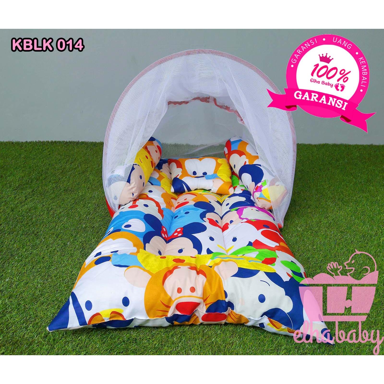 ELHA BABY KBLK014 KASUR BAYI LIPAT KELAMBU I TEMPAT TIDUR BAYI I BABY SHOP I GROSIR KASUR BAYI