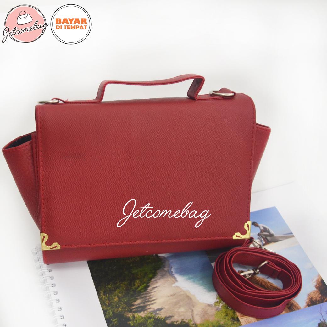 Tas Wanita Termurah Slingbag Mini Zara Navy / Black / Pink / Maroon Kulit Sintetis - JETCOMEBAG